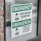 Signmission Eye Wash Station Bilingual, 5 in W x Rectangle, Vinyl Decal OS-2PACK-EM-D-57-L-10317 - alternate 3